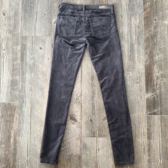 AG ADRIANO GOLDSCHMIED Velvet grey “the legging super skinny. - Picture 7 of 9